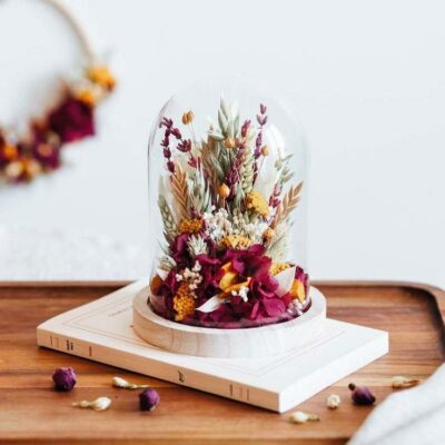 Atelier-Globe-fleurs-séchées